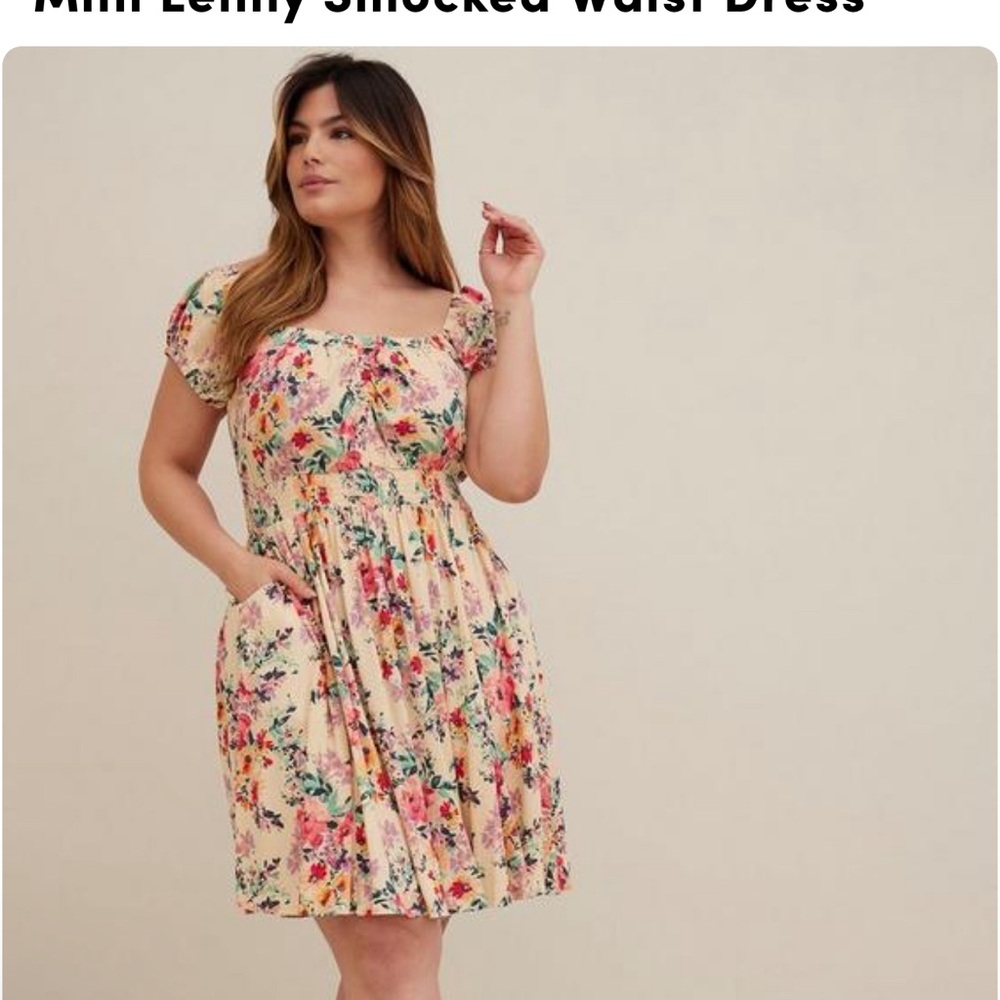 Mini Lenny Smocked Waist Dress NWOT SIZE 4X